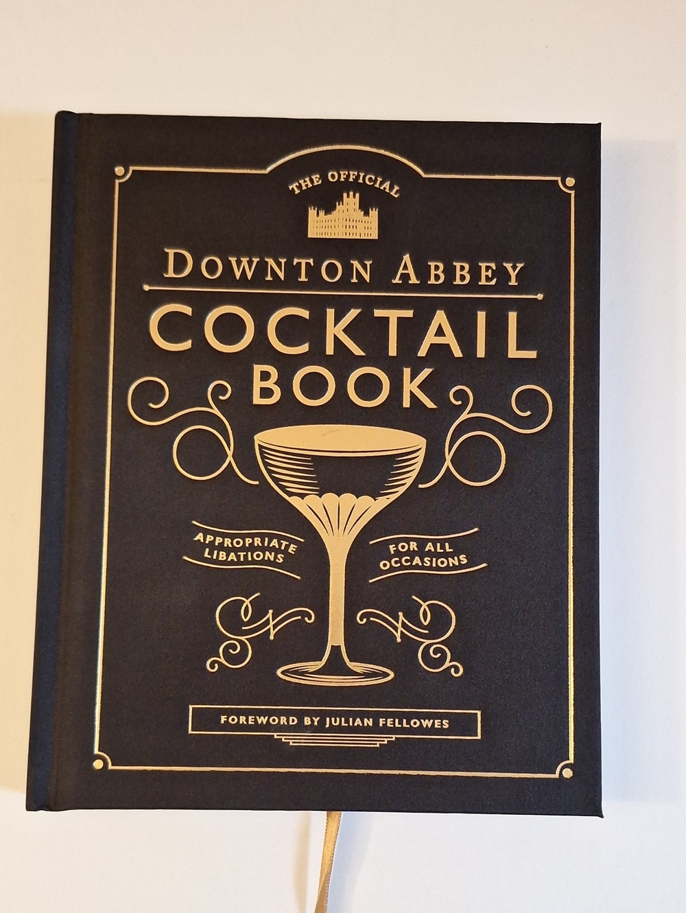 Downton Abbey Cocktail Book - Black & Gold Hardcover